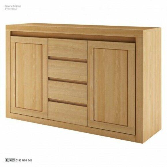Designer Kommode Seite Low Board Kleiderschrank Regal für Wohnzimmer Massivholz