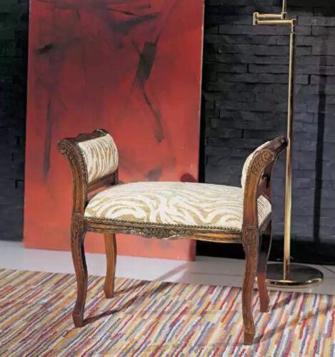 Luxus Sitzbank Sitzmöbel Klassische Designer Bank Hocker Polsterbank