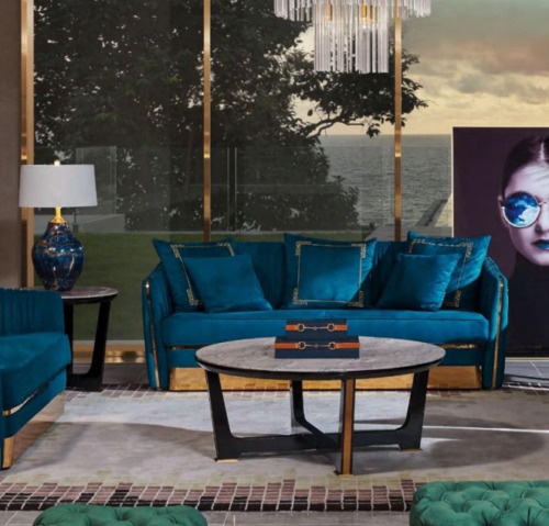 Designer Möbel Sofa Coch 3 Sitzer Polster Sofas Wohnzimmer Couchen Dreisitzer