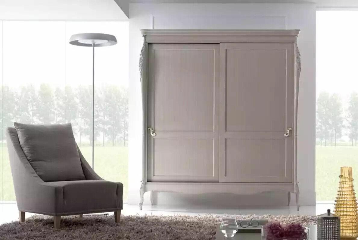 Kleiderschrank Schrank Möbel Schlafzimmer Schränke Holz Einrichtung Weiß