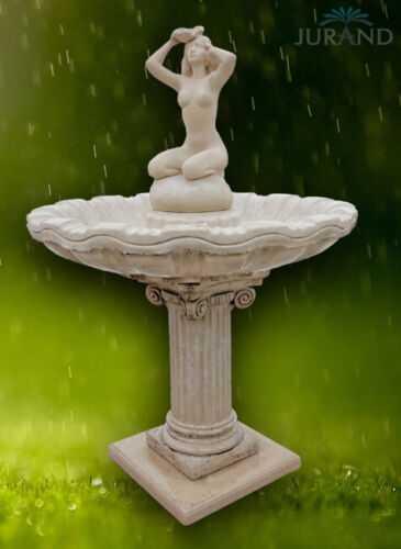 Springbrunnen Fontäne Zierbrunnen Garten Deko Brunnen Elva 179 cm Steinguss