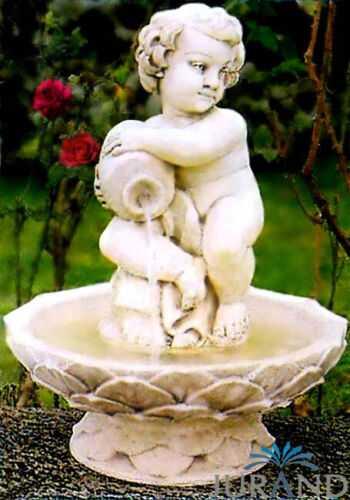 Springbrunnen Fontäne Zierbrunnen Garten Deko 1052 Brunnen 59 cm Steinguss