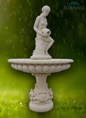Springbrunnen Fontäne Zierbrunnen Garten Deko Brunnen Nambroca 180 cm Steinguss