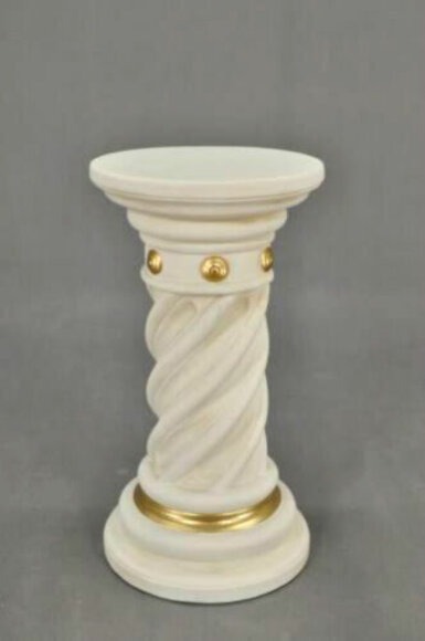 Medusa Säule Römische Säulen Marmor Skulptur Figur Deko Dekoration