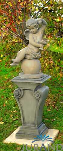 Skulptur Steinsäule Säule Stein Statue Sockel Dekoration Garten Neu Deko 3509