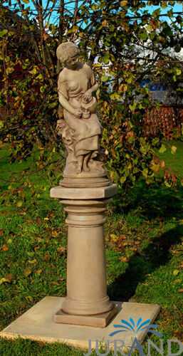 Stein Sockel für Skulptur Skulpturen Figuren Garten Dekoration Deko Neu 3511