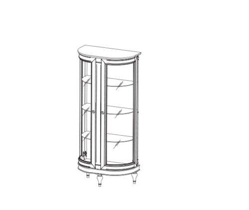 Klassische Kommode Vitrine Kommoden Vitrinen Vitrinenschrank Kommodenschrank