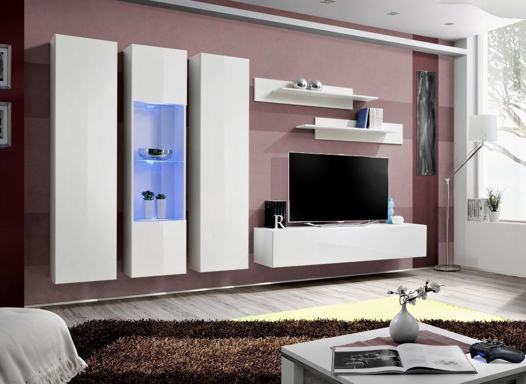 Designer Wohnwand Wand Regale Wohnzimmermöbel TV-Ständer Luxus Möbel
