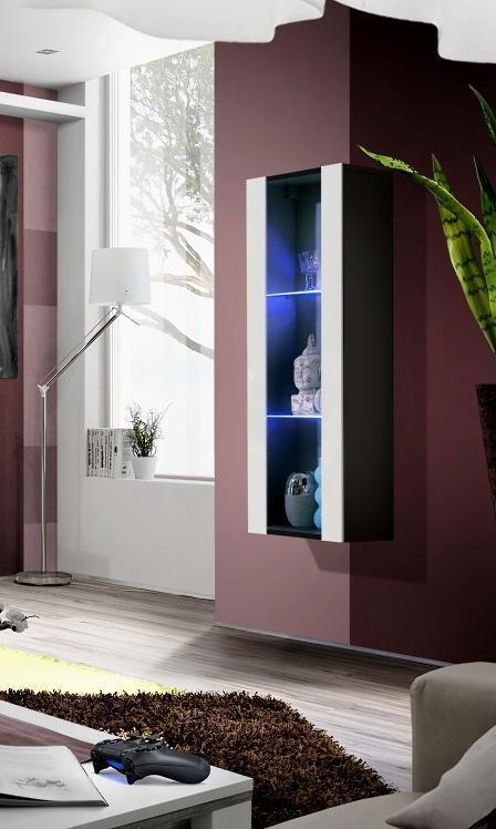 Moderne Hänge Vitrine Schrank Wohnzimmer Luxus Design Modern Einrichtung