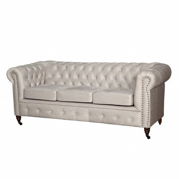 Chesterfield Sofagarnitur 3+2 Oxford Couch Polster Set Sofas Couchen Neu