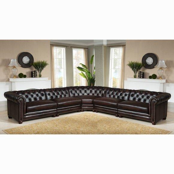 Chesterfield Ecksofa Sofa Couch Ledersofa Polster Design #339 100% Leder Sofort