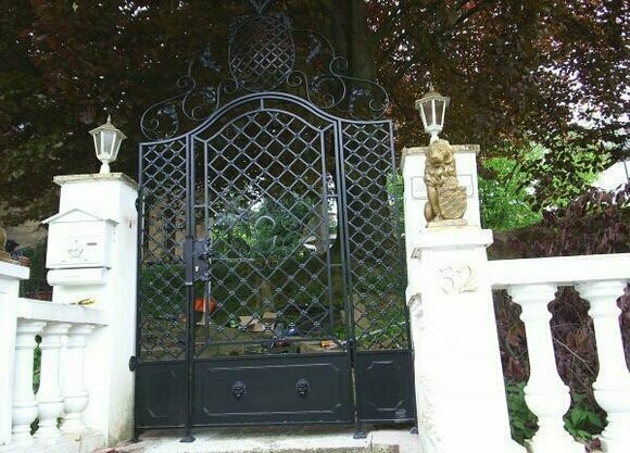 Pforten Garten Haus Klassischer Zaun Türe Pforte Modell 257 Fertigung nach Maß