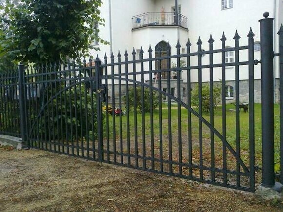 Garten Pforte Haus Tor Eingangs Tür Schmiedeeisen Maßanfertigung Eisen Tore M059