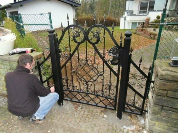 Pforten Garten Haus Klassischer Zaun Tür Pforte 273 Eisen Garten Tore nach Maß