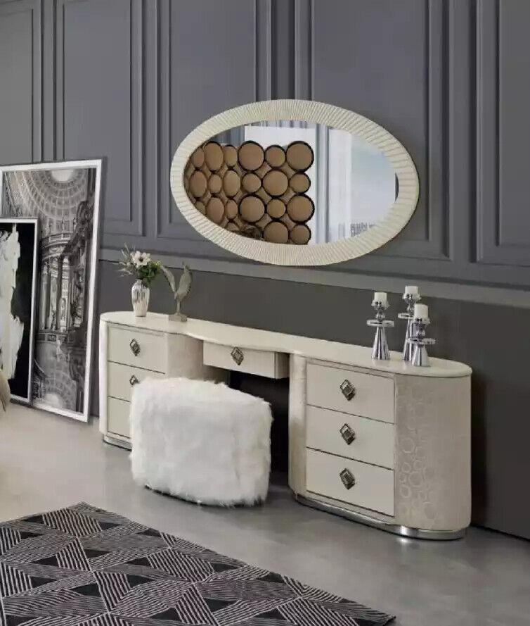 Schminktisch Set Konsole Spiegel Schlafzimmer Hocker