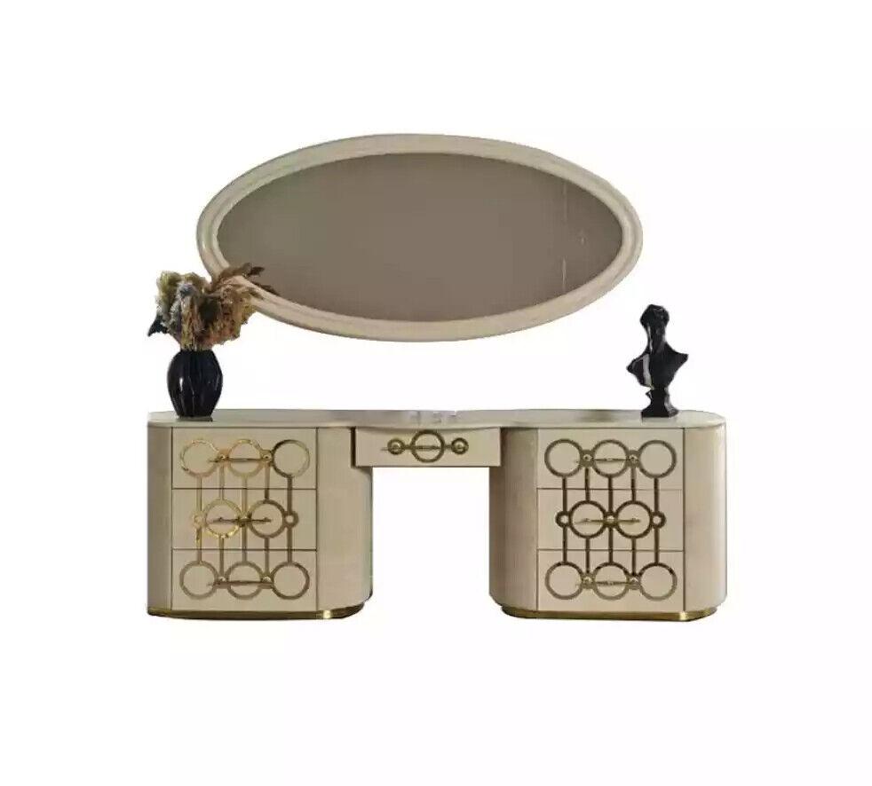Schminktisch Set Konsole Spiegel Schlafzimmer Möbel Set