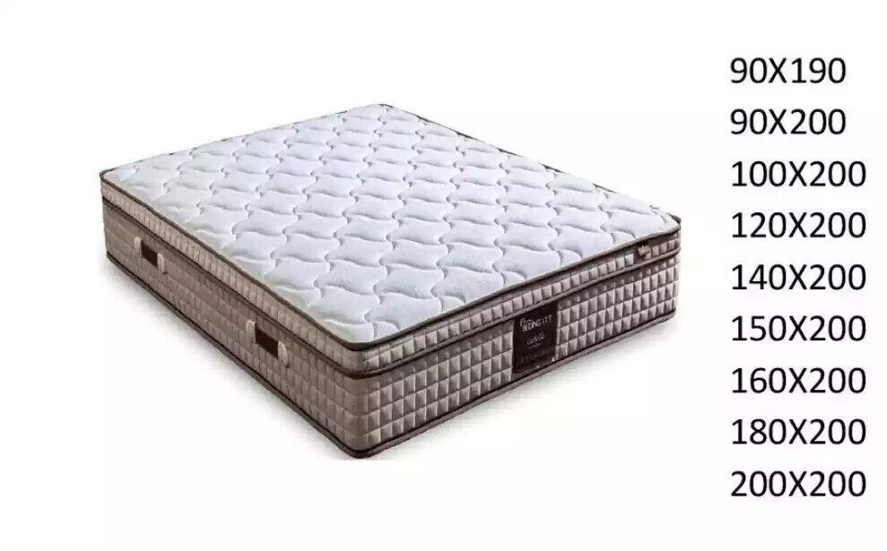 Matratze Hotel Betten Matratzen 200x200cm King Size Qualität Boxspringbett