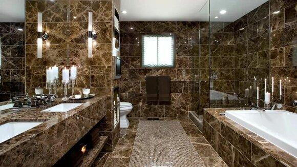 30x30 25m² Marmor Boden Naturstein Boden Belag Fliesen Kacheln Fliese Bad Dusche