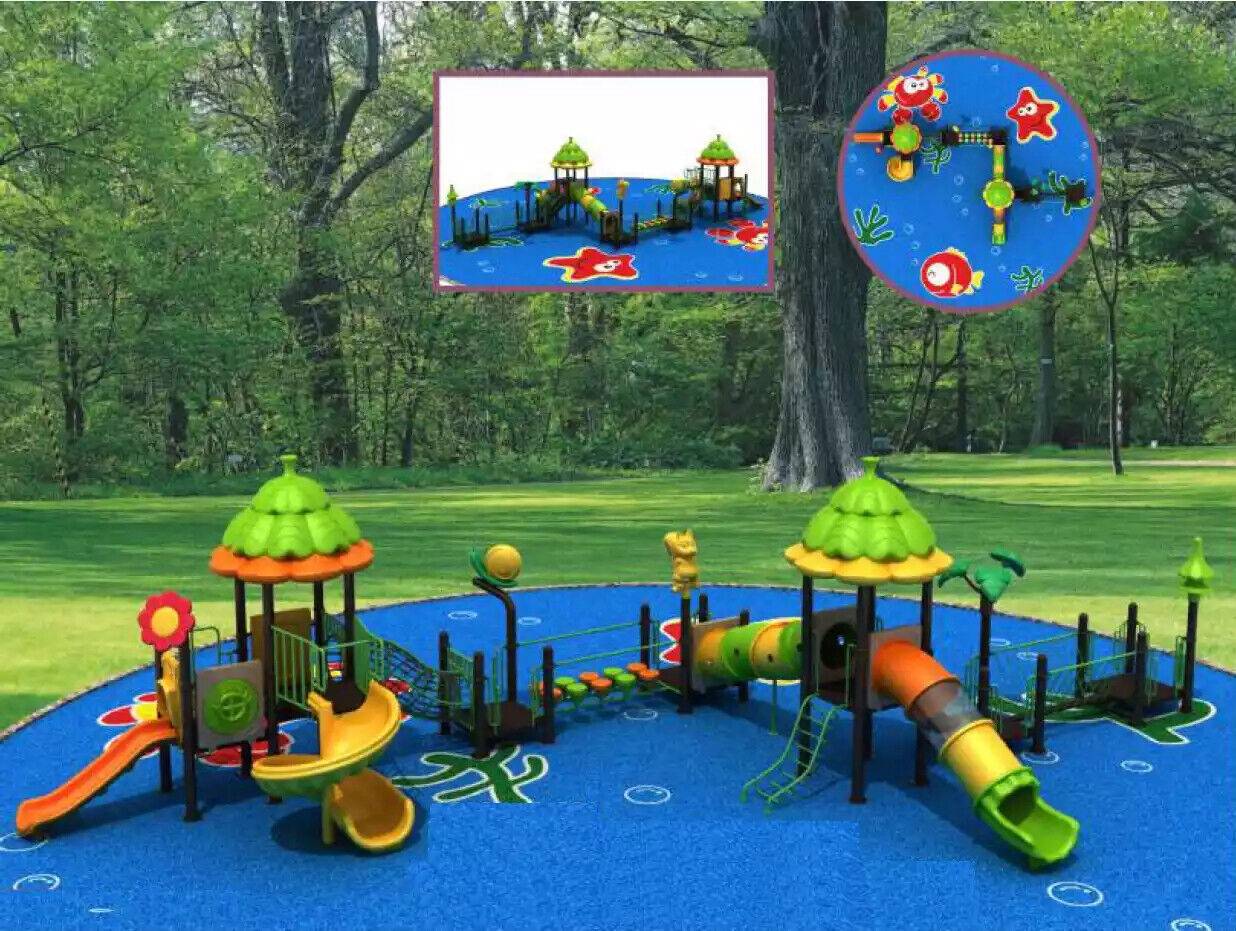 Kinderrutsche aus Kunststoff Spielplatz Outdoor Kletterturm Spielset