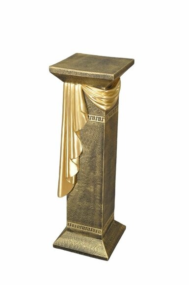 Medusa Säule Römische Säulen Marmor Skulptur Figur Deko Dekoration