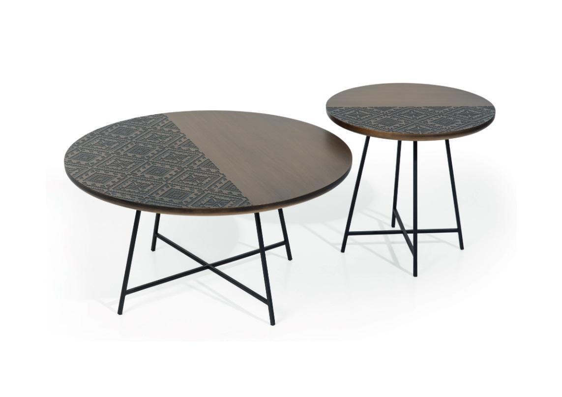 Couchtisch Modern Beistelltisch Designer Wohnzimmertisch Braun Tisch