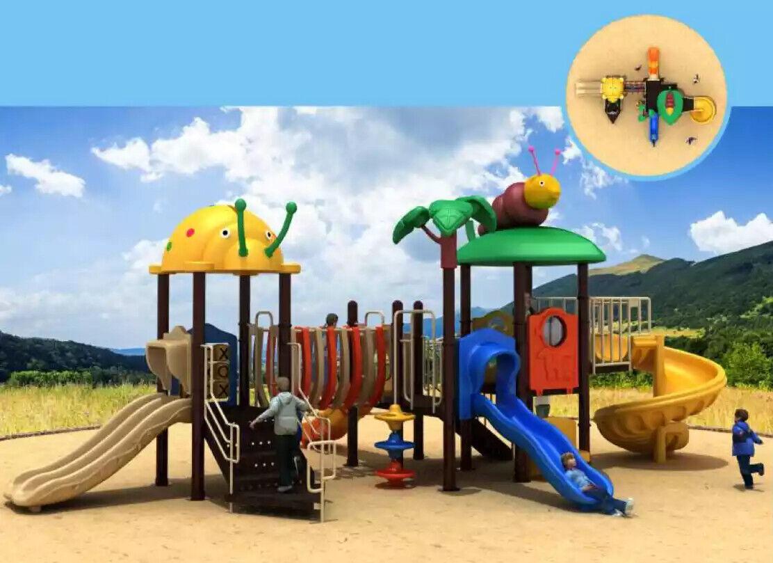 Kunststoff Spielhaus Outdoor Spielplatz großer Kinderspielplatz Turm