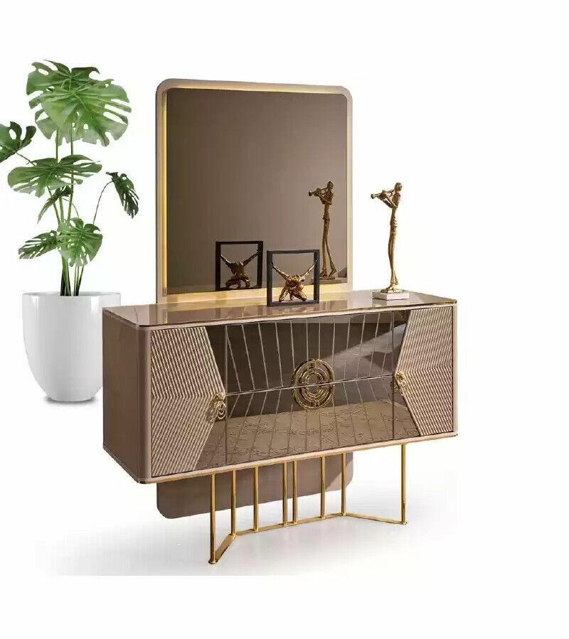 Schminktisch Luxus Schlafzimmer Kosmetiktisch Spiegeltisch Kommode Sideboard