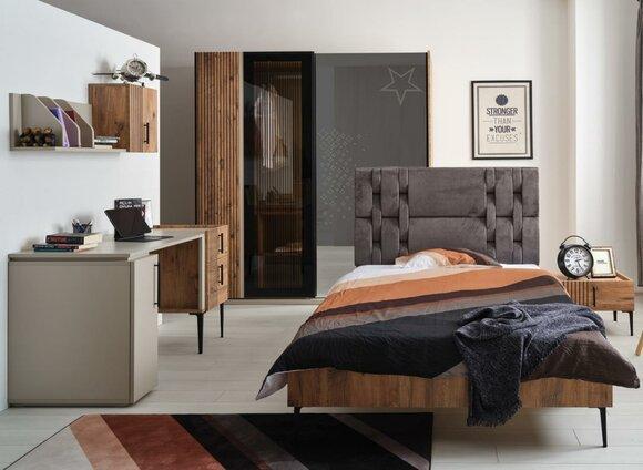 Schlafzimmer Möbel Jugendzimmer Kinderzimmer Bett Kleiderschrank 4tlg.