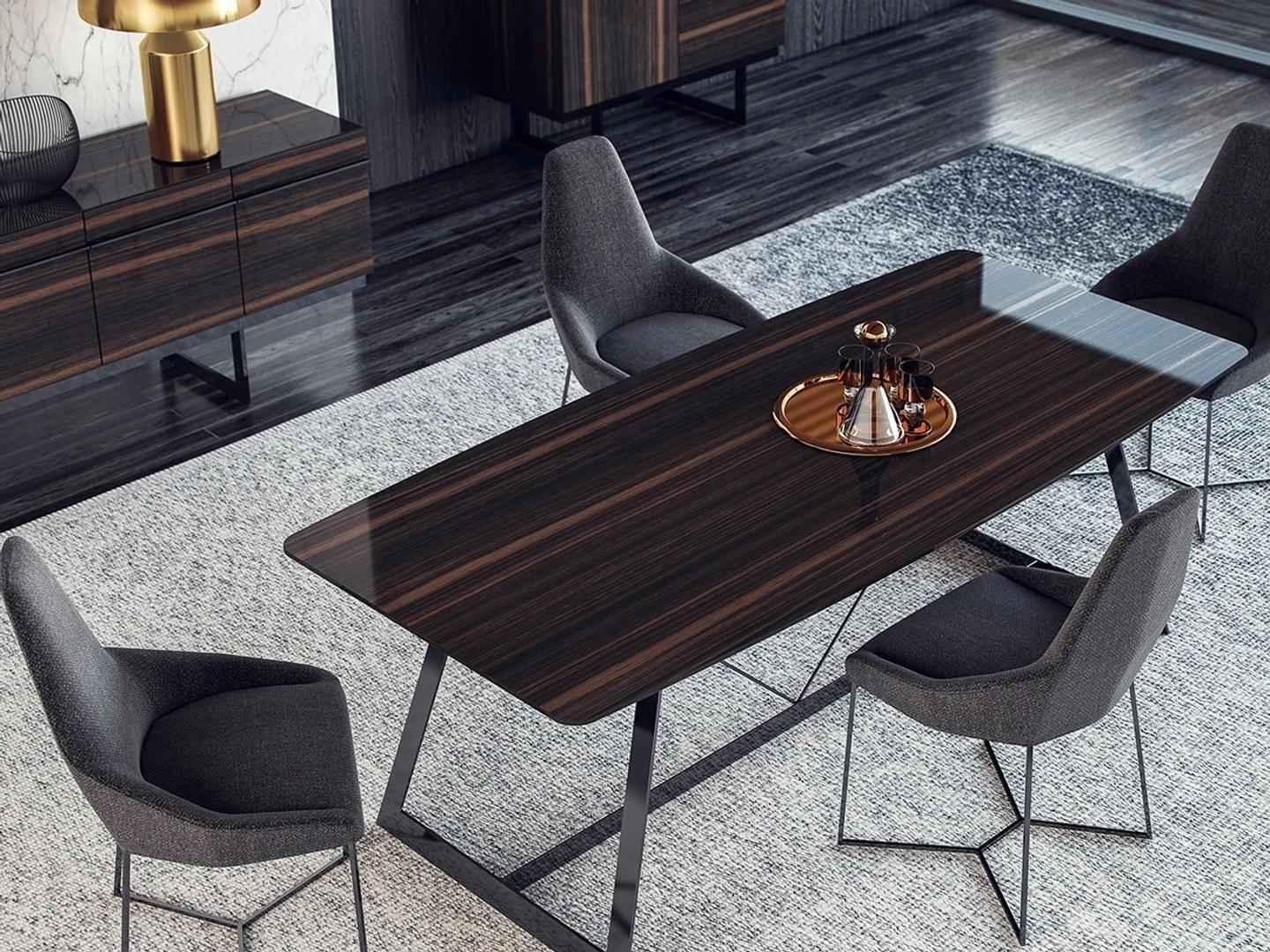 Luxus Esstisch 4x Stühle Esszimmer Komplett Set Neu Möbel Modern Design 5tlg