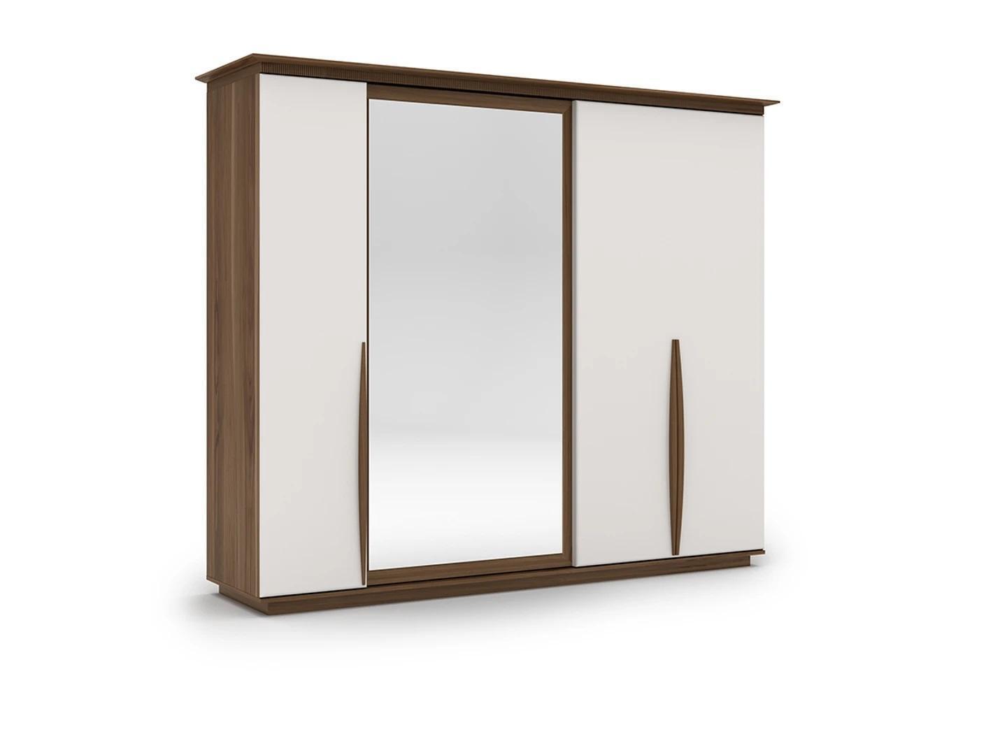 Schrank Luxus Schlafzimmer Kleiderschrank Modern Holz Möbel Design Neu