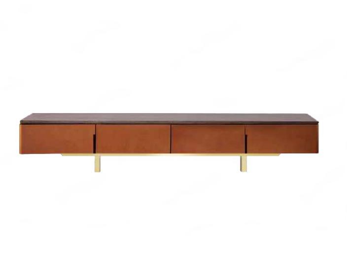 tv Ständer Orange Material Holz Stil Modern Wohnzimmer 200cm Schränke