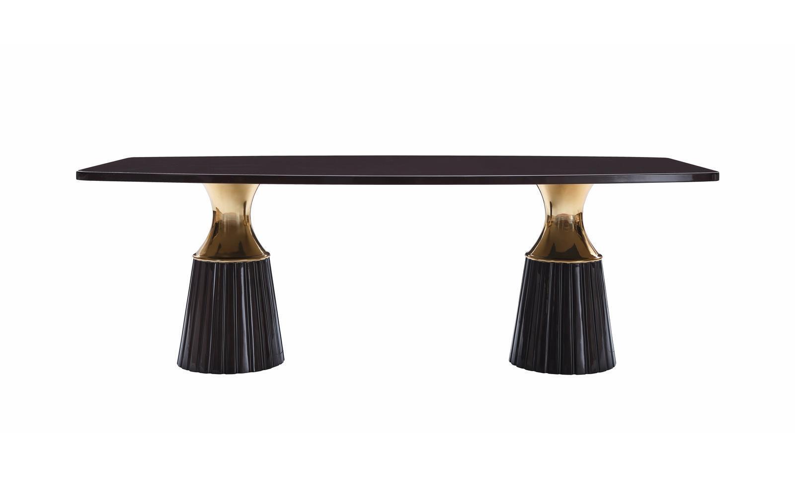 Esszimmertisch Esstisch Tisch Schwarz Holztisch Esszimmer Design