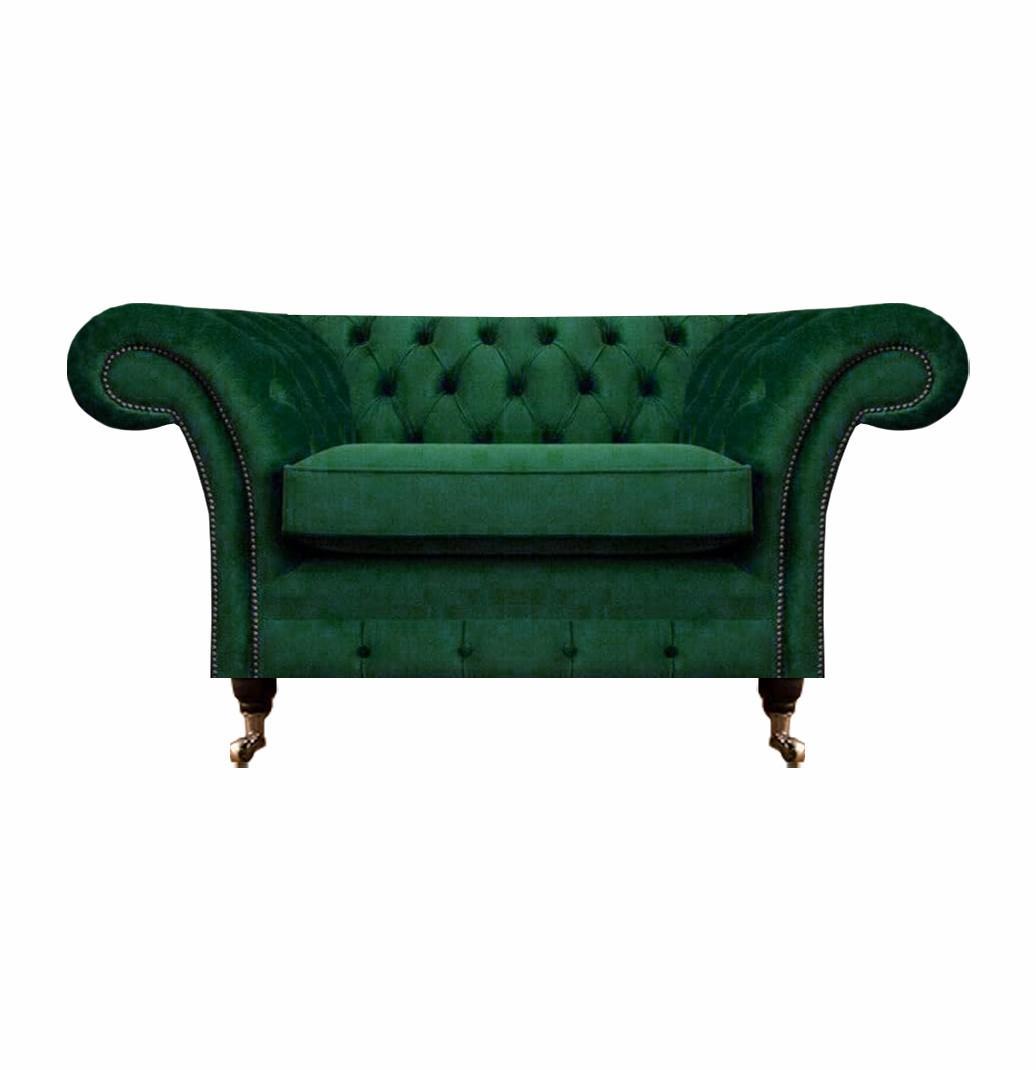 Sessel Polstermöbel Wohnzimmer Textil Chesterfield Polstersitz Einrichtung