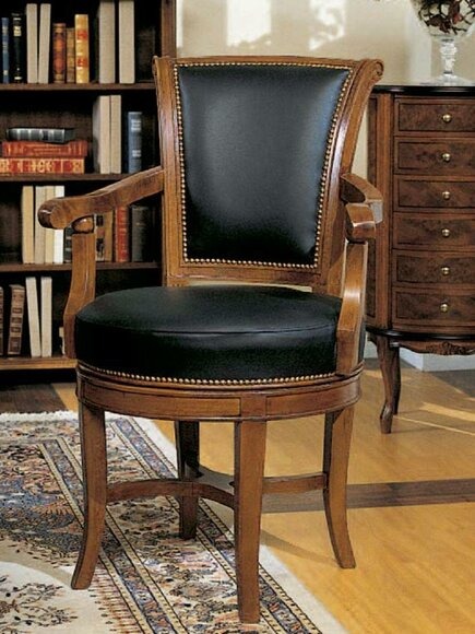 Lehnstühle Klassische Stühle Esszimmer Italienische Möbel Holz Stuhl