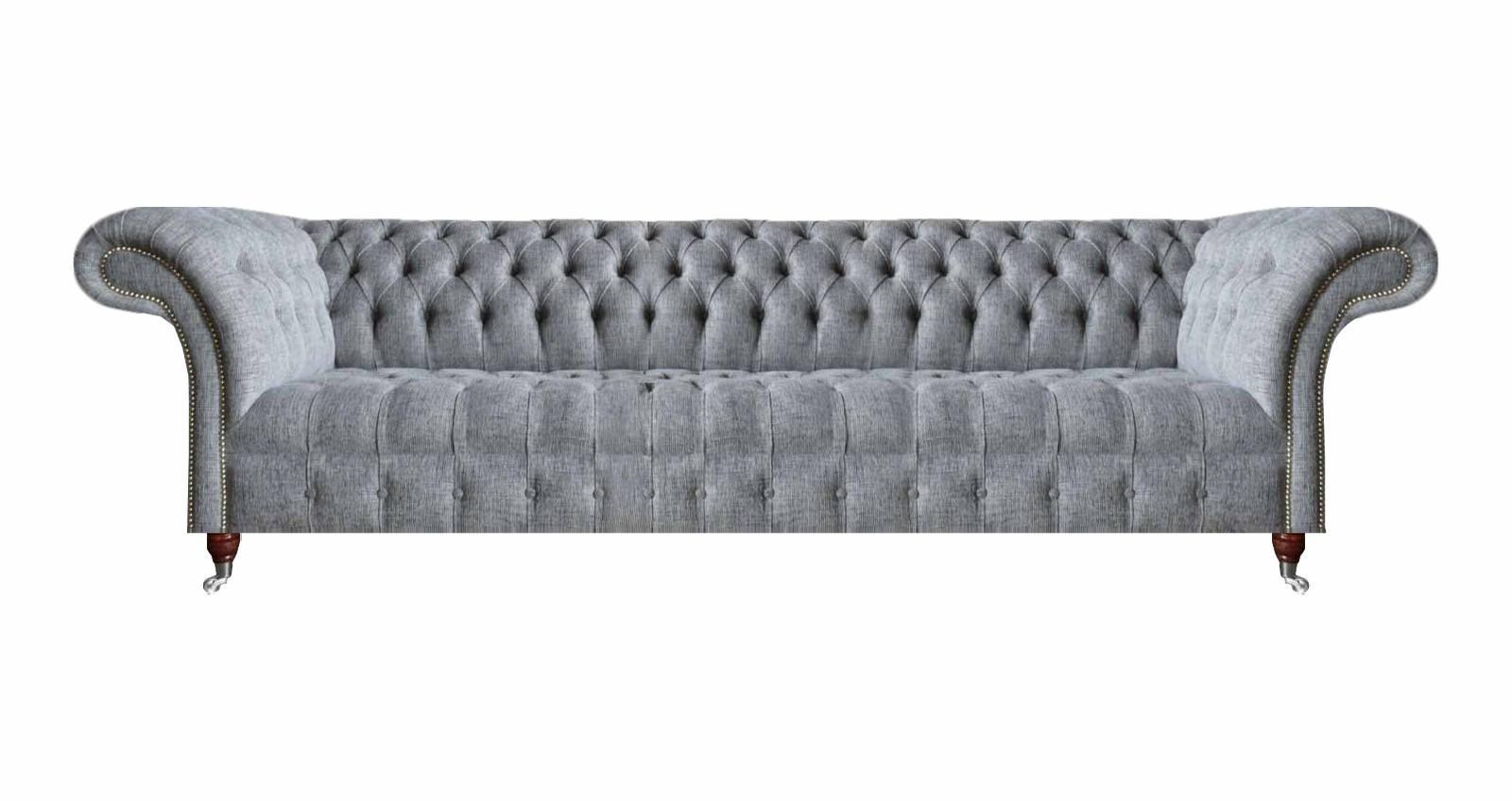 Chesterfield Modern Sofa Couch Viersitzer Wohnzimmer Design Möbel Polstersofa