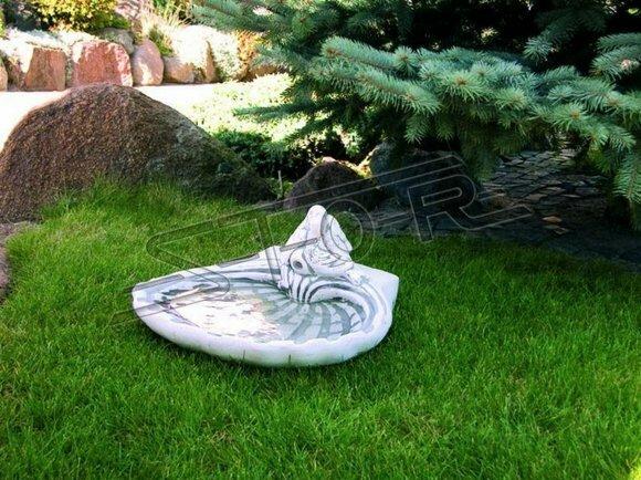 Vogel Tränke Skulptur Design Figur Statue Garten Figuren Statuen Skulpturen