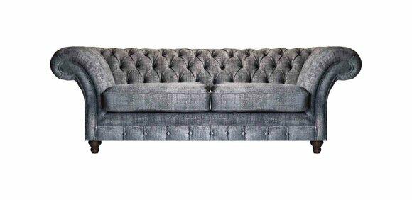 Luxuriöser Chesterfield Zweisitzer Designer Sofas Wohnzimmer Edle Couch
