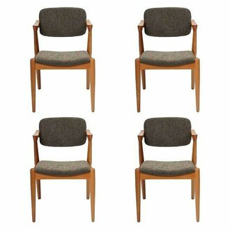 Luxus Esszimmer Möbel Designer 4x Stühle Neu Einrichtung Grau Modern Stühle