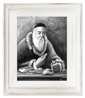 Der genussvolle Greis Handarbeit Ölbilder Gemälde Leinwand Ölbild G16360