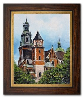 Turmansicht Handarbeit Ölbilder Gemälde Leinwand Ölbild Bild G102786