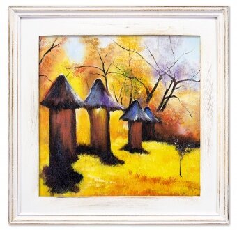 Herbstlandschaft Handarbeit Ölbilder Gemälde Leinwand Ölbild Bild G120404