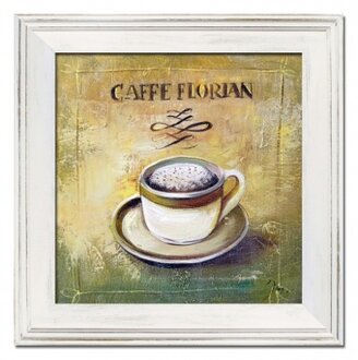 Kaffeetasse Handarbeit Ölbilder Gemälde Leinwand Ölbild Bild G16223