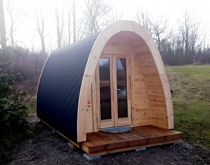 Camping Haus Gartenhaus Garten Laube Rund Wochenendhaus Blockhaus