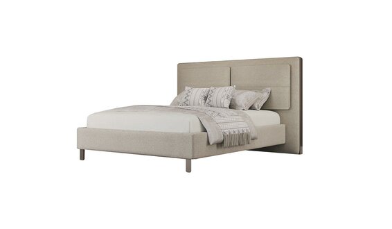 Polsterbett 180 x 200 cm Doppelbett Schlafzimmer Luxus Holzmöbel neu