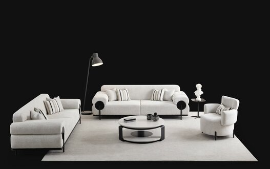 Sofagarnitur 331 Sitzer Set Design Sofa Polster Couchen Couch Modern Luxus Neu