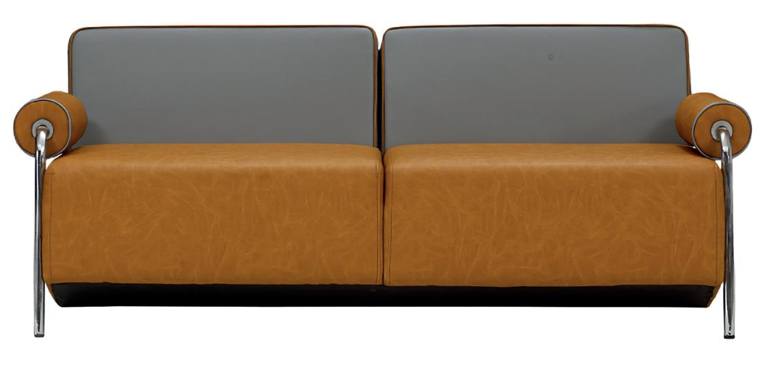 Sofa Luxus Leder Couch Sofas Polster 2 Sitzer Garnitur Design Luxus Wohnzimmer