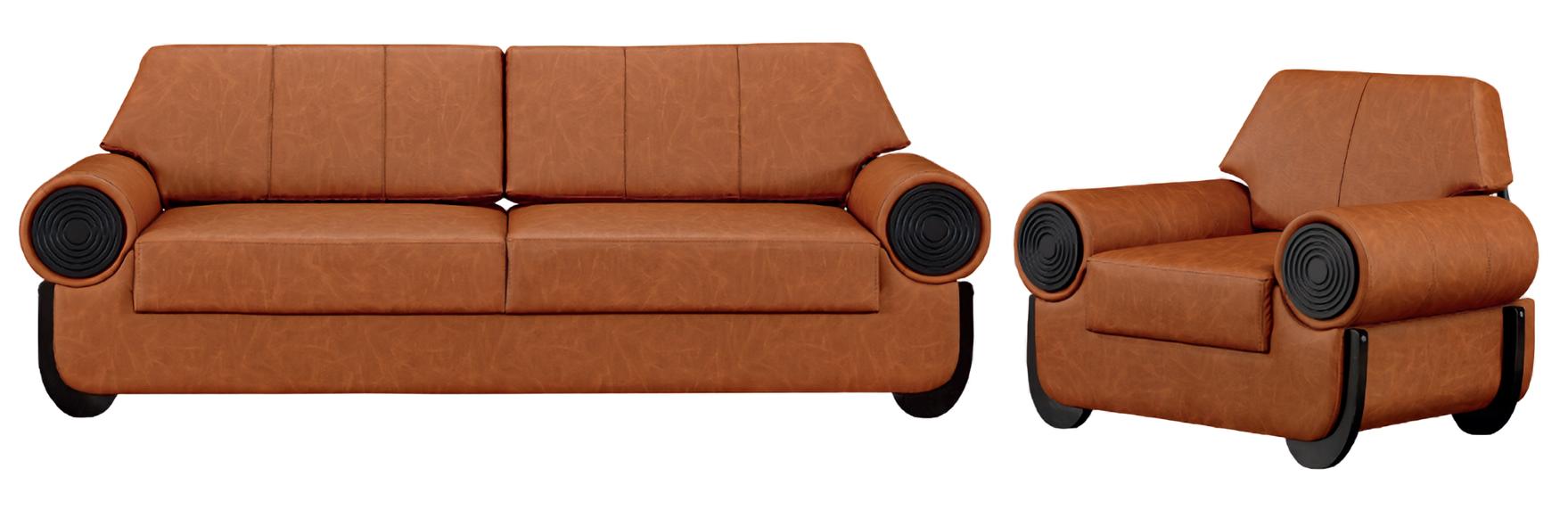 Set 2tlg Wohnzimmer Sofagarnitur 3+1 Sitzer Sofa Sessel Couchen Luxus Modern