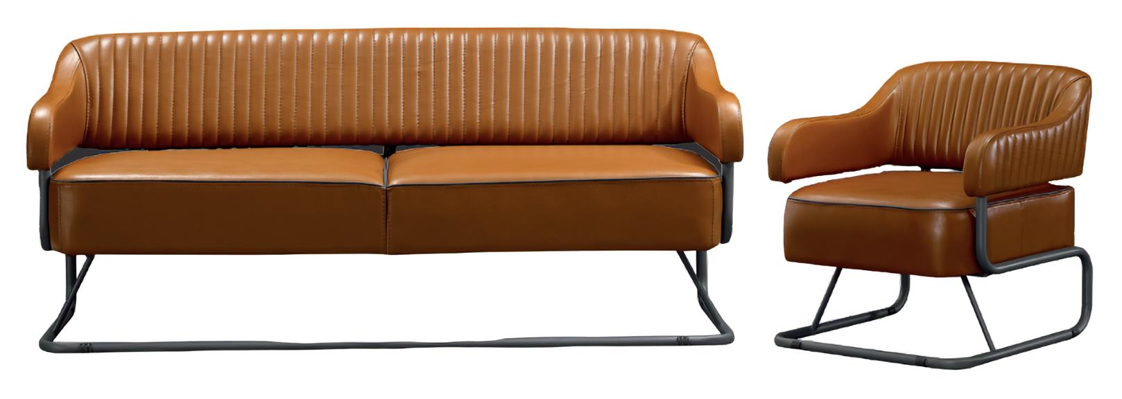 Sofagarnitur 3+1 Sitzer Sessel Set Design Polster Couchen Leder Relax Moderne