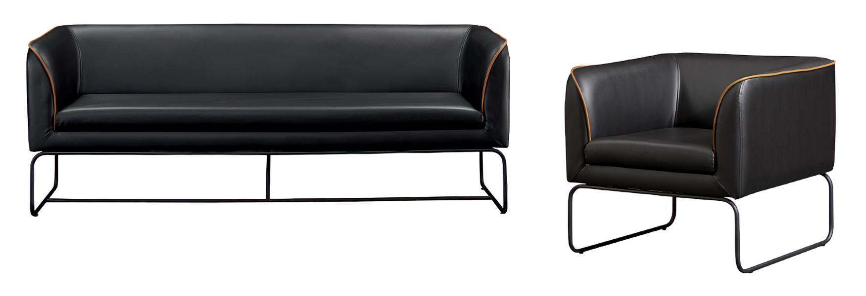 Empfangssofa Besprechungssofa Konferenz Lobby Office Couch Business 3+1