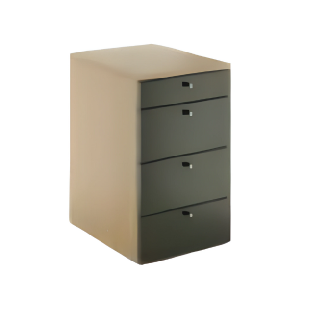 Moderne Kommode braun Grau Designer Büromöbel Arbeitszimmer Luxus